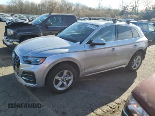 2022 Audi Q5 Premium with VIN WA1ABAFYXN2083220, listed as a Copart auction lot 80867064 with 46,924 mi miles and Salvage title. Bid and sale history available at DreamBid. Image 1.