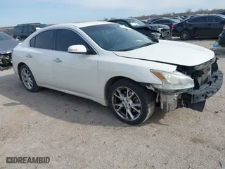 2012 Nissan Maxima 3.5 SV with VIN 1N4AA5AP5CC824840, listed as a IAAI auction lot 41279624 with 143,409 mi miles. Bid and sale history available at carsss.com. Image 1.