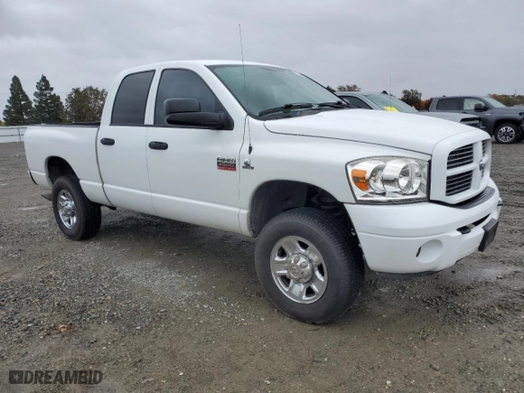 2007 Dodge Ram 2500 Laramie with VIN 1D7KS28A57J593604, listed as a Copart auction lot 82326324 with 174,769 mi miles and Salvage Title. Bid and sale history available at carsss.com. Image 4.