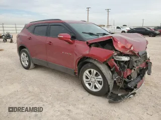 2021 Chevrolet Blazer LT with VIN 3GNKBCRS5MS566489, listed as a Copart auction lot 56682585 with 42,092 mi miles and Salvage title. Bid and sale history available at DreamBid. Image 4.