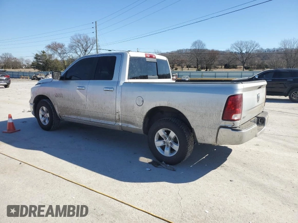 2018 Ram 1500 SLT with VIN 1C6RR6GG3JS126952, listed as a Copart auction lot 46875145 with 119,204 mi miles and Salvage title. Bid and sale history available at DreamBid. Image 2.