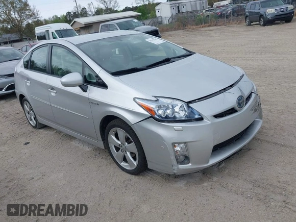 2010 Toyota Prius II with VIN JTDKN3DU3A0052152, listed as a IAAI auction lot 41917565 with 166,960 mi miles. Bid and sale history available at carsss.com. Image 1.