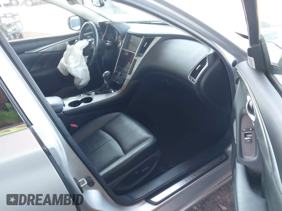 2017 Infiniti Q50 3.0t Premium with VIN JN1EV7AP4HM739763, listed as a IAAI auction lot 42011605 with 90,608 mi miles. Bid and sale history available at carsss.com. Image 5.
