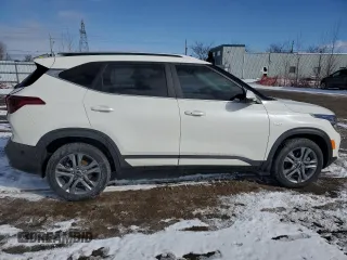 2023 Kia Seltos S with VIN KNDEUCAA4P7417416, listed as a Copart auction lot 51915955 with 40,550 mi miles and Salvage Title. Bid and sale history available at carsss.com. Image 3.
