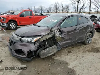 2022 Honda HR-V EX-L with VIN 3CZRU6H78NM725151, listed as a Copart auction lot 46892185 with 68,588 mi miles and Salvage Title. Bid and sale history available at carsss.com. Image 1.