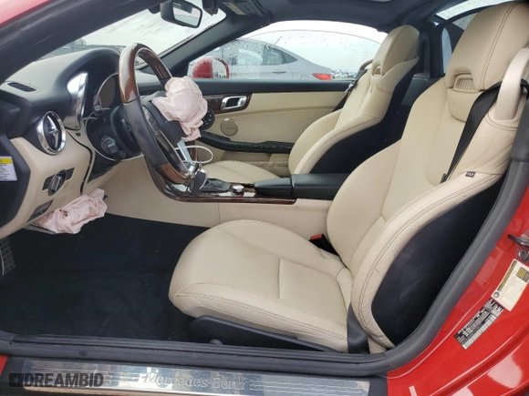2012 Mercedes-Benz SLK-Class SLK 350 with VIN WDDPK5HA8CF023973, listed as a Copart auction lot 44275985 with 35,353 mi miles and Salvage Title. Bid and sale history available at carsss.com. Image 7.