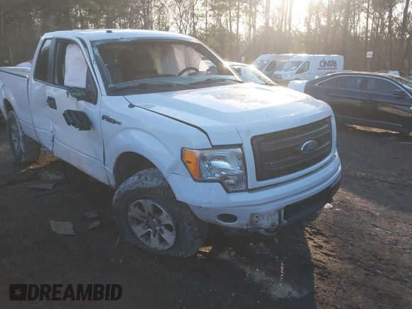 2014 Ford F-150 XL with VIN 1FTFX1EF0EFA23615, listed as a IAAI auction lot 41443935 with 241,426 mi miles. Bid and sale history available at carsss.com. Image 1.