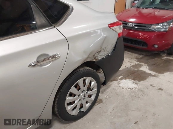 2013 Nissan Sentra SV with VIN 1N4AB7AP8DN903126, listed as a IAAI auction lot 42084316 with 165,179 mi miles. Bid and sale history available at carsss.com. Image 12.