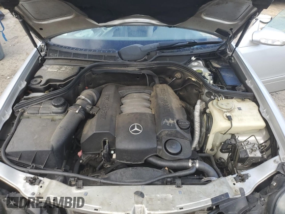 2003 Mercedes-Benz CLK-Class 3.2L with VIN WDBLK65G23T134316, listed as a Copart auction lot 71629614 with 141,239 mi miles and Salvage Title. Bid and sale history available at carsss.com. Image 11.