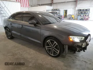 2018 Audi A3 Sedan Premium with VIN WAUAUGFF7J1008263, listed as a Copart auction lot 37766814 with 58,599 mi miles and Salvage Title. Bid and sale history available at carsss.com. Image 4.