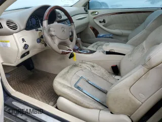 2005 Mercedes-Benz CLK 500 with VIN WDBTK75G65T040674, listed as a Copart auction lot 76109314 with Not Provided miles and Salvage Title. Bid and sale history available at DreamBid. Image 7.