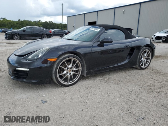 2013 Porsche Boxster с VIN WP0CA2A84DS114538, выставлен на аукционе Copart как лот 69744684 с пробегом 49 295 миль миль и Списание • Salvage title. История ставок и продаж доступна на DreamBid. Изображение 1.