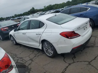 2020 Genesis G70 2.0T with VIN KMTG34LA4LU053431, listed as a Copart auction lot 60697685 with 91,626 mi miles and Salvage title. Bid and sale history available at DreamBid. Image 2.