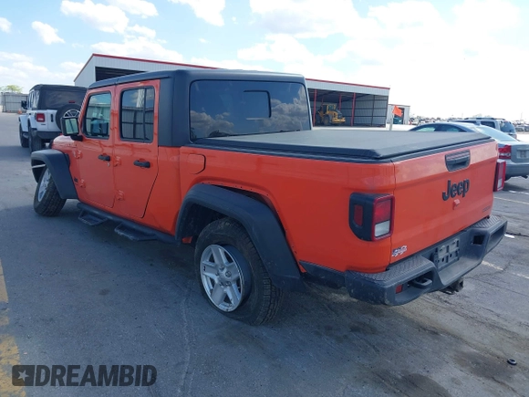 2020 Jeep Gladiator Sport S с VIN 1C6HJTAG1LL154854, выставлен на аукционе IAAI как лот 42272169 с пробегом 66 909 миль миль и . История ставок и продаж доступна на DreamBid. Изображение 3.