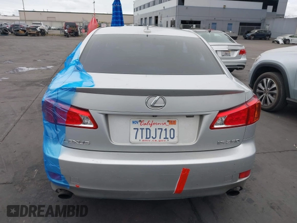 2009 Lexus IS with VIN JTHBK262895106279, listed as a IAAI auction lot 42068256 with 274,846 mi miles. Bid and sale history available at carsss.com. Image 17.