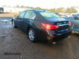 2016 Infiniti Q50 2.0t Premium with VIN JN1CV7AR5GM253535, listed as a IAAI auction lot 41198042 with 53,313 mi miles. Bid and sale history available at carsss.com. Image 3.