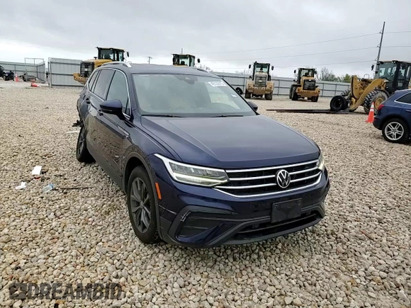 2022 Volkswagen Tiguan SE with VIN 3VV3B7AX9NM124110, listed as a Copart auction lot 49133975 with 22,292 mi miles and Salvage title. Bid and sale history available at DreamBid. Image 12.