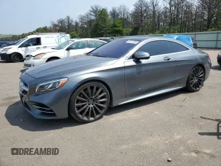 2019 Mercedes-Benz S 560 with VIN WDDXJ8GB4KA039405, listed as a Copart auction lot 61611285 with 24,854 mi miles and Salvage title. Bid and sale history available at DreamBid. Image 1.