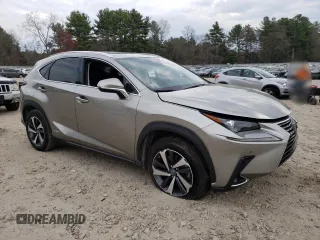 2021 Lexus NX 300h z VIN JTJGJRDZXM2165909, wystawiony jako Copart lot #54628565 z przebiegiem 23 990 mil mil oraz Szkoda całkowita • Salvage title. Historia ofert i sprzedaży dostępna na DreamBid. Obrazek 4.