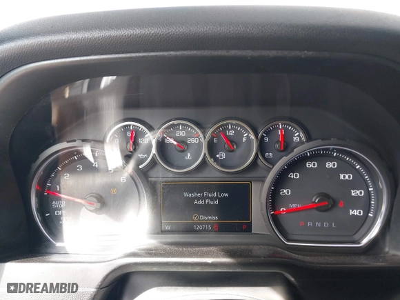 2019 Chevrolet Silverado 1500 LT with VIN 1GCPWCED1KZ103517, listed as a IAAI auction lot 41705060 with 120,715 mi miles. Bid and sale history available at carsss.com. Image 7.