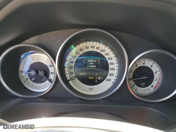 2014 Mercedes-Benz E-Class E 350 Luxury with VIN WDDHF8JB1EB007783, listed as a Copart auction lot 48137785 with 114,605 mi miles and Salvage Title. Bid and sale history available at carsss.com. Image 9.