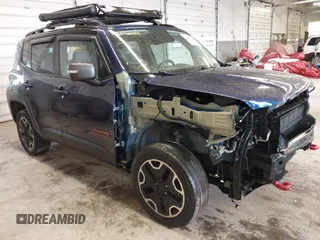 2016 Jeep Renegade Trailhawk with VIN ZACCJBCT0GPD29118, listed as a IAAI auction lot 42406839 with 107,952 mi miles and . Bid and sale history available at DreamBid. Image 1.