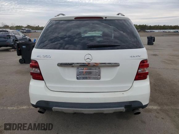 2007 Mercedes-Benz M 350 with VIN 4JGBB86E67A269799, listed as a Copart auction lot 53234715 with 83,236 mi miles and Salvage Title. Bid and sale history available at DreamBid. Image 6.