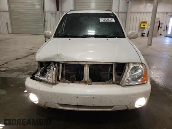 2004 Suzuki XL7 LX with VIN JS3TX92V044106650, listed as a Copart auction lot 76285514 with 185,356 mi miles and Salvage title. Bid and sale history available at DreamBid. Image 5.