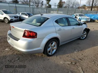2012 Dodge Avenger SE with VIN 1C3CDZAB5CN153359, listed as a Copart auction lot 46983825 with 180,264 mi miles and Salvage Title. Bid and sale history available at DreamBid. Image 3.