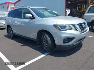 2017 Nissan Pathfinder S with VIN 5N1DR2MN4HC671718, listed as a IAAI auction lot 42799564 with 86,051 mi miles and . Bid and sale history available at DreamBid. Image 1.