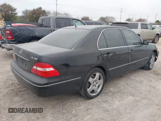 2005 Lexus LS 430 z VIN JTHBN36F155016238, wystawiony jako IAAI lot #41522383 z przebiegiem 180 659 mil mil oraz . Historia ofert i sprzedaży dostępna na DreamBid. Obrazek 4.