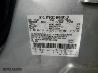 2010 Ford Edge Sport with VIN 2FMDK4AC2ABB26562, listed as a Copart auction lot 69708284 with 0 mi miles and Salvage Title. Bid and sale history available at carsss.com. Image 14.