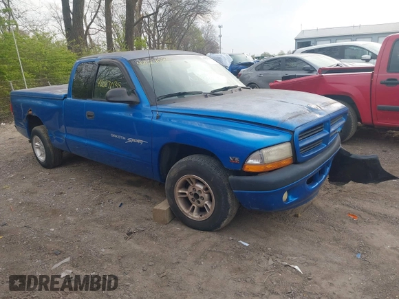 2000 Dodge Dakota with VIN 1B7GL22X8YS774590, listed as a IAAI auction lot 42027035 with 93,092 mi miles and . Bid and sale history available at DreamBid. Image 1.