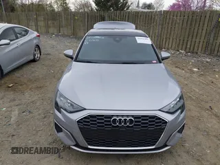 2022 Audi A3 Premium with VIN WAUAUDGY6NA079281, listed as a IAAI auction lot 41956291 with 38,321 mi miles. Bid and sale history available at carsss.com. Image 12.