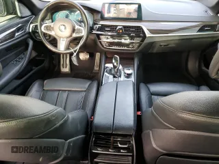 2018 BMW 5 Series 530i with VIN WBAJA5C59JG898206, listed as a Copart auction lot 43661015 with 75,243 mi miles and Salvage Title. Bid and sale history available at carsss.com. Image 8.