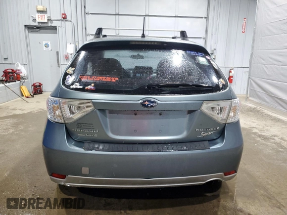 2011 Subaru Impreza Outback Special Sports with VIN JF1GH6D66BG813254, listed as a Copart auction lot 58325735 with 153,558 mi miles and Salvage title. Bid and sale history available at DreamBid. Image 6.