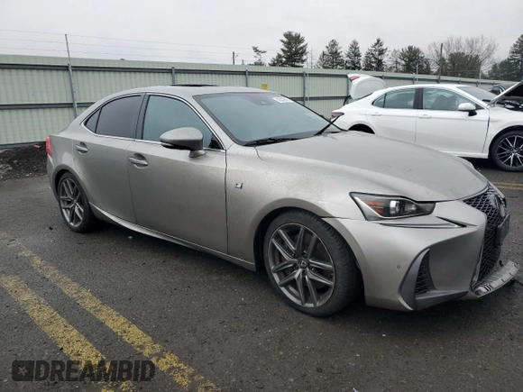 2020 Lexus IS 350 F Sport with VIN JTHGZ1E2XL5018242, listed as a Copart auction lot 43329635 with 38,135 mi miles and Salvage title. Bid and sale history available at DreamBid. Image 4.