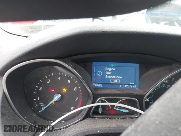 2014 Ford Focus SE with VIN 1FADP3F20EL379178, listed as a IAAI auction lot 42027323 with 142,872 mi miles and . Bid and sale history available at DreamBid. Image 7.