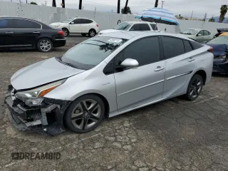 2020 Toyota Prius L Eco with VIN JTDKARFU7L3108641, listed as a Copart auction lot 48982215 with 123,964 mi miles and Salvage Title. Bid and sale history available at DreamBid. Image 1.