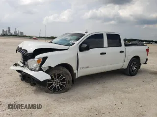 2019 Nissan Titan S with VIN 1N6AA1EK1KN504920, listed as a Copart auction lot 54706865 with 94,386 mi miles and Non repairable. Bid and sale history available at DreamBid. Image 1.