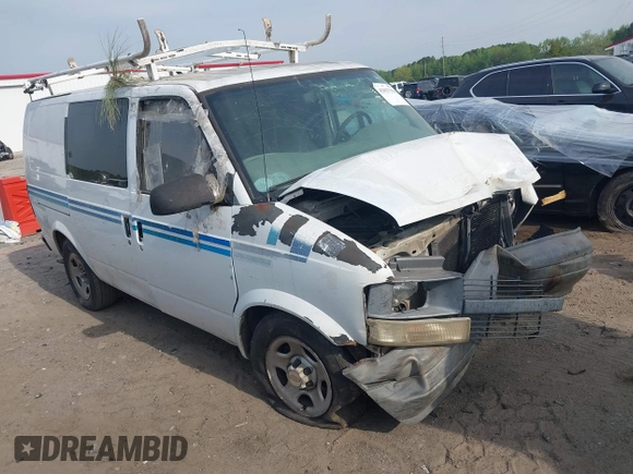 2005 Chevrolet Astro Cargo with VIN 1GCDM19X75B113130, listed as a IAAI auction lot 42027938 with Not Provided miles. Bid and sale history available at carsss.com. Image 1.