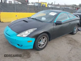 2003 Toyota Celica GT with VIN JTDDR32T830144240, listed as a IAAI auction lot 41602414 with 213,521 mi miles. Bid and sale history available at carsss.com. Image 2.