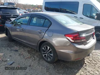 2015 Honda Civic EX with VIN 2HGFB2F80FH507306, listed as a IAAI auction lot 40719705 with 102,148 mi miles and . Bid and sale history available at DreamBid. Image 3.