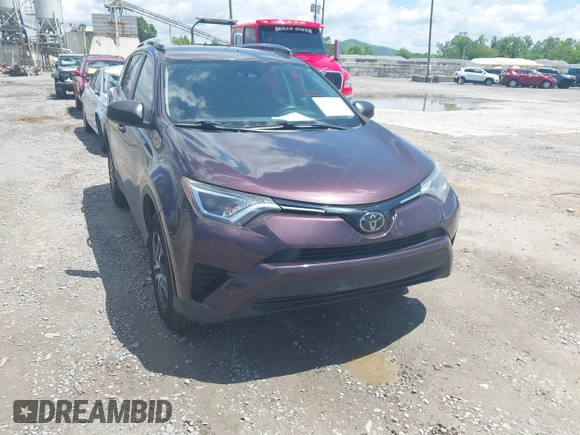 2018 Toyota RAV4 LE with VIN 2T3BFREV2JW781018, listed as a IAAI auction lot 42302802 with 44,165 mi miles and . Bid and sale history available at DreamBid. Image 1.