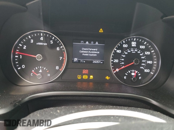 2021 Kia Forte LXS with VIN 3KPF24AD3ME370255, listed as a Copart auction lot 79855934 with 26,057 mi miles and Salvage title. Bid and sale history available at DreamBid. Image 9.