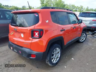 2019 Jeep Renegade Sport with VIN ZACNJBAB6KPJ95837, listed as a IAAI auction lot 42509276 with 175,699 mi miles and . Bid and sale history available at DreamBid. Image 4.