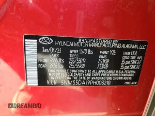 2023 Hyundai Santa Fe Hybrid Limited with VIN 5NMS5DA19PH003210, listed as a Copart auction lot 75064524 with 28,064 mi miles and Salvage Title. Bid and sale history available at carsss.com. Image 16.