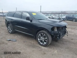 2019 Dodge Durango R/T with VIN 1C4SDJCT5KC711185, listed as a IAAI auction lot 41551936 with 79,228 mi miles. Bid and sale history available at carsss.com. Image 1.