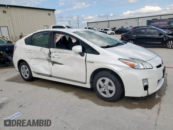 2011 Toyota Prius I with VIN JTDKN3DU6B5351526, listed as a Copart auction lot 54422435 with 206,954 mi miles and Salvage Title. Bid and sale history available at DreamBid. Image 4.