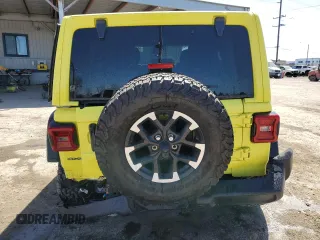 2024 Jeep Wrangler Rubicon z VIN 1C4RJXR64RW193946, wystawiony jako Copart lot #51693105 z przebiegiem 4 863 mil mil oraz Szkoda całkowita • Salvage title. Historia ofert i sprzedaży dostępna na DreamBid. Obrazek 6.